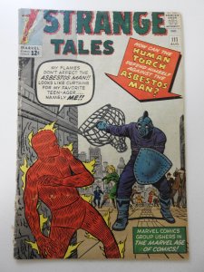 Strange Tales #111 (1963) Apparent GD/VG Trimmed, 1 in cumulative spine split