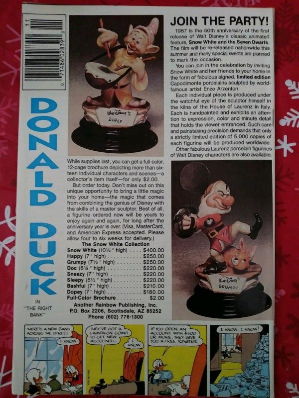 Walt Disney's Donald Duck 283 Adventures 1 Uncle Scrooge  Adventures 1 Gladstone