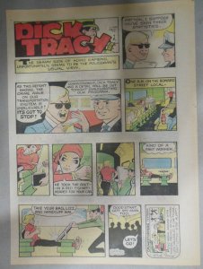 Dick Tracy Sunday Page by Chester Gould from 7/3/1977 Size: 11 x 15 inches