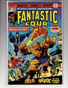 Fantastic Four #159 (1975) Iconic Bronze Age Cover! Mighty Marvel !!! / ID#401