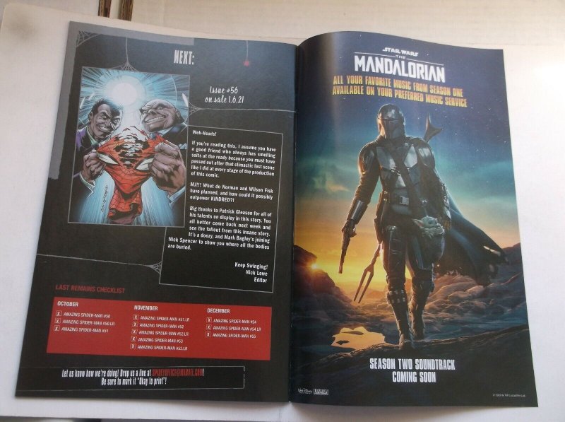 MARVEL: AMAZING SPIDER-MAN #55, 2ND & 3RD PRINTS, PATRICK GLEASON, 2021, NM!!!