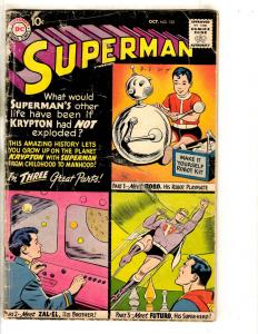 Superman # 132 VG DC Silver Age Comic Book Braniac Lois Lane Lex Luthor JL9