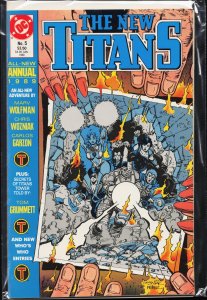 The New Titans Annual #5 (1989) Teen Titans