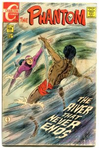 THE PHANTOM #36 1970-CHARLTON COMICS-DROWNING FR