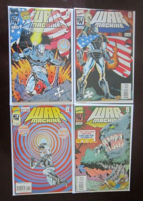 War Machine comic lot from #2 end #21 all 18 diff books 6.0 FN (1994) 1st Series