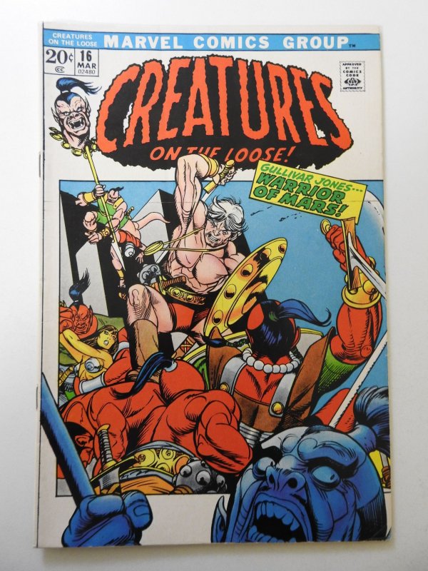 Creatures on the Loose #16 (1972) VG/FN Condition!