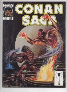 CONAN SAGA #32, VF, Witch , Buscema, 1987, Robert Howard, more in store