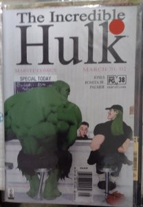 incredible Hulk # 38  512 LEGACY 2002  vol 2 Marvel disney LAST CHANCE CAFE