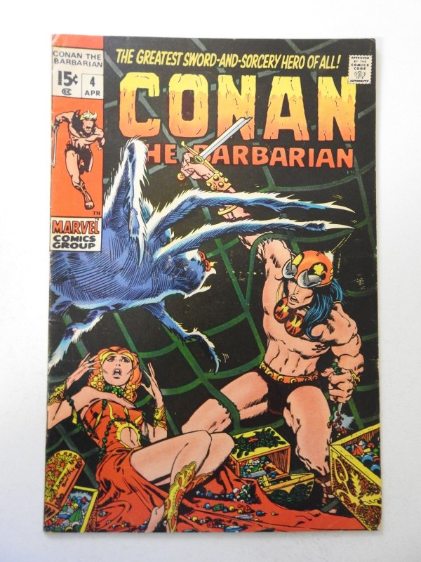 Conan the Barbarian #4 (1971) VG/FN Condition!