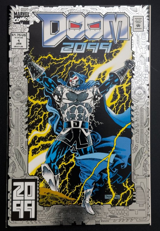 Doom 2099 #1 (1993) [Foil Cvr] FN/VF+ - KEY 1st App