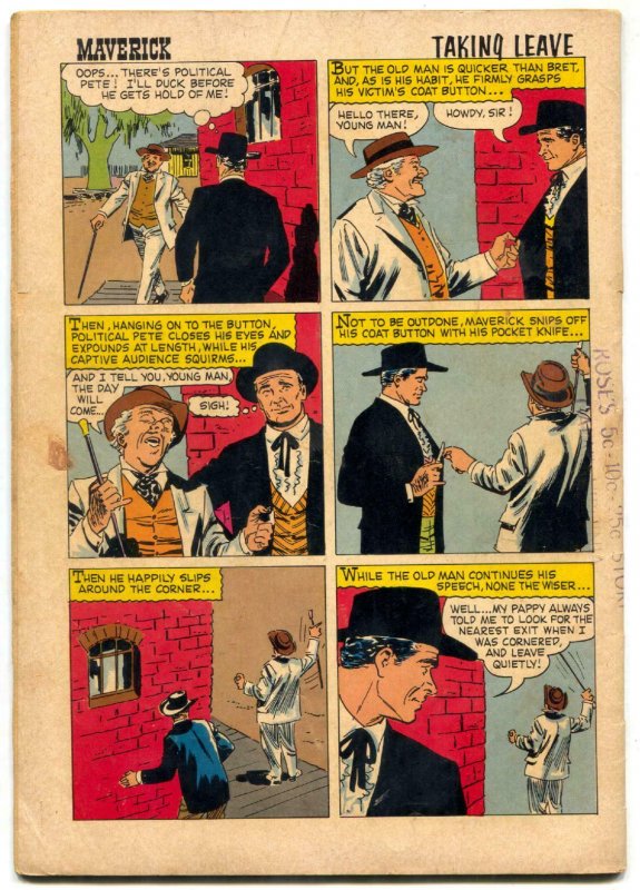 Maverick #13 1960-Dell- Jack Kelly & James Garner G