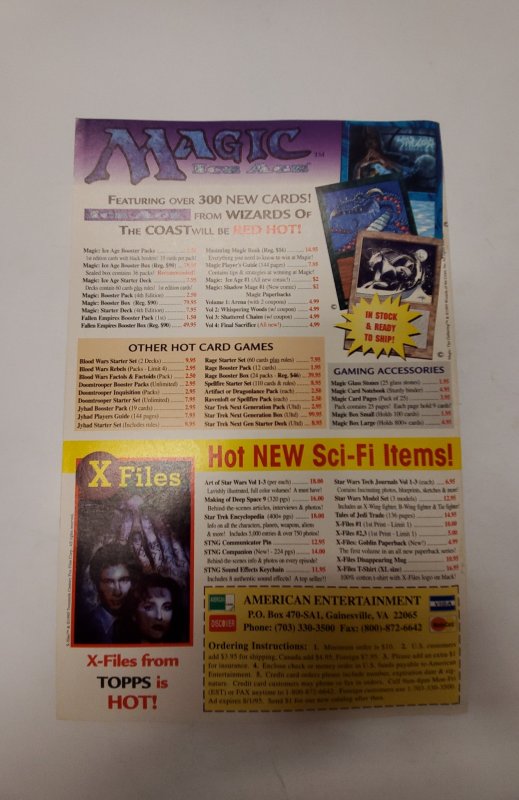 X-Files Special Edition #2 (1995) NM Topps Comic Book J651