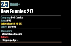 New Funnies 217 (1955) GD+ Golden Age Dell Comics