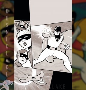 SPACE GHOST #1 MICHAEL CHO 1:30 INCENTIVE RATIO B/W VIRGIN VARIANT PREORDER 5/1☪