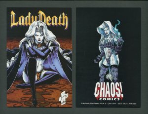 Lady Death: The Odyssey  #1 #2  #3  #4 (SET)  NM  1996