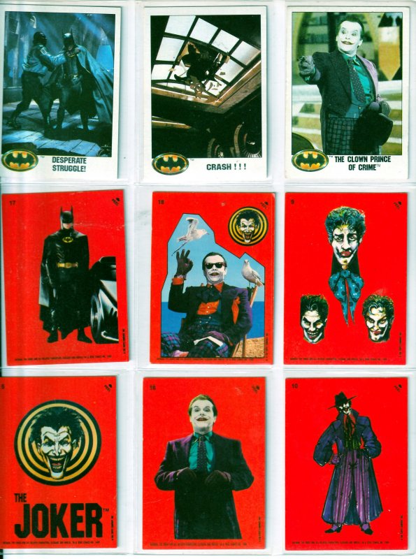 Topps Tim Burton's Batman Trading Cards