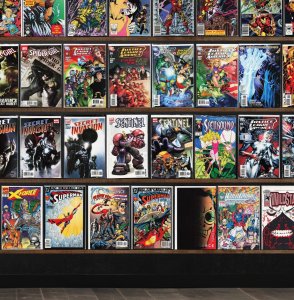 Huge Lot 140+ Comics with Wolverine, Thanos, The Mighty Avengers & More!