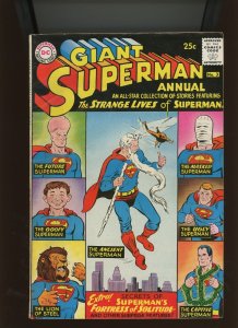 (1961) Superman Annual #3: SILVER AGE! GIANT ISSUE! (5.5/6.0)