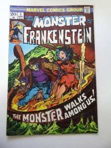 The Frankenstein Monster #5 (1973) FN Condition