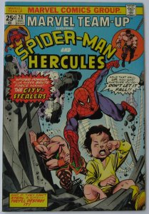 Marvel Team-Up 28 (Dec 1974, Marvel), VG condition (4.0), Spiderman & Hercules 