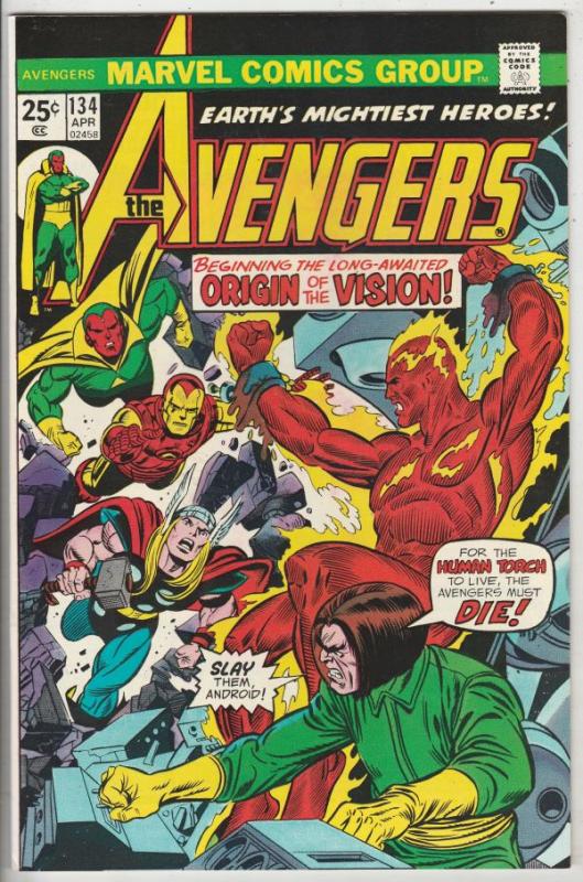 Avengers, The #134 (Apr-75) NM+ Super-High-Grade Avengers