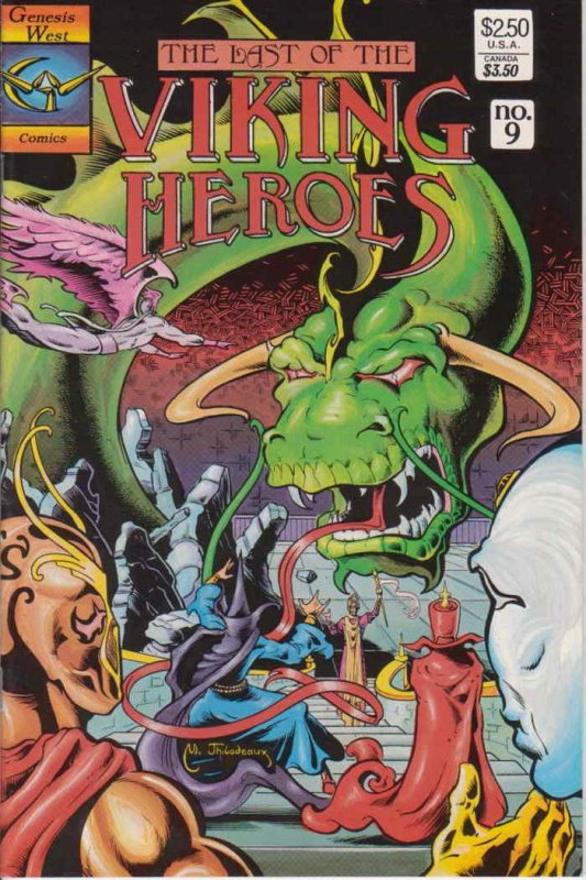Last of the Viking Heroes, The #9 VF/NM; Genesis West | save on shipping - detai
