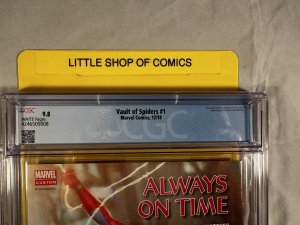 Vault of Spiders #1 CGC 9.8 1st Spider-Byte * Web-Slinger * Savage Spider-Man