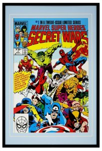 Marvel Secret Wars #1 Framed 12x18 Official Repro Cover Display 