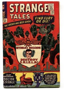 STRANGE TALES #136 comic book 1965 JACK KIRBY-NICK FURY-SILVER AGE-MARVEL VG+