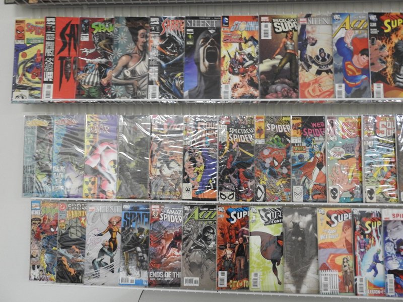 Huge Lot 120 Comics W/ Spider-Man,  Sabretooth, New Mutants+ Avg VF Condition!