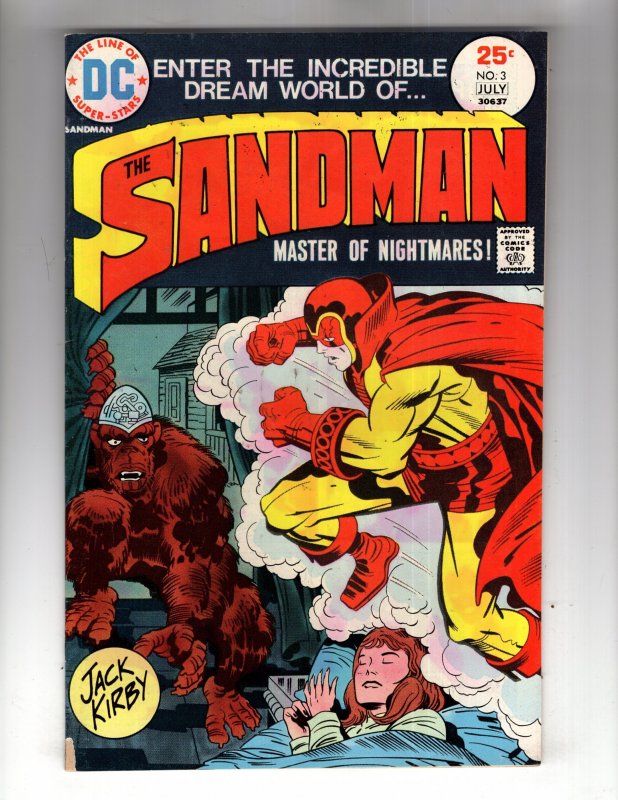 The Sandman #3 (1975) MASTER OF NIGHTMARES! Bronze DC / EC#2