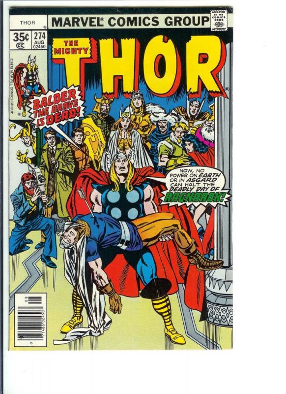 Thor #274 - Bronze Age - Vol. 1, Aug, 1978 (VF)