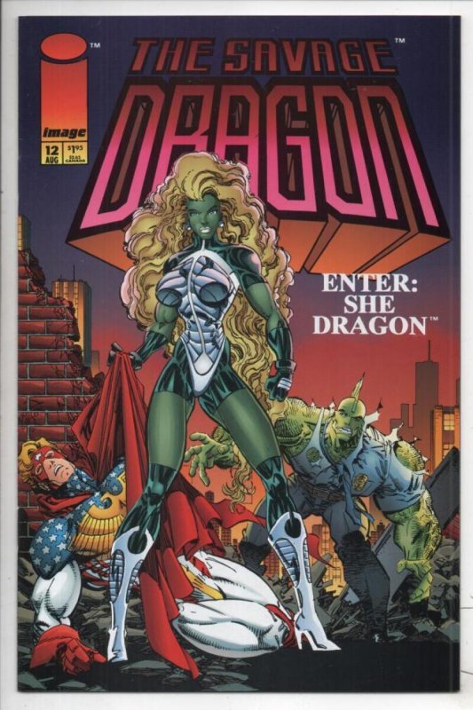 SAVAGE DRAGON #12, VF/NM, Larsen, Image, 1993 1994 1st She-Dragon