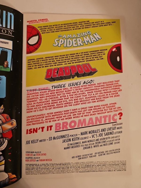 Spider-Man/Deadpool 8 • All The Guts Pics Shown NM-