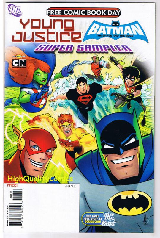 YOUNG JUSTICE / BATMAN, FCBD, NM, Promo, Bruce Wayne, 2011, more in store