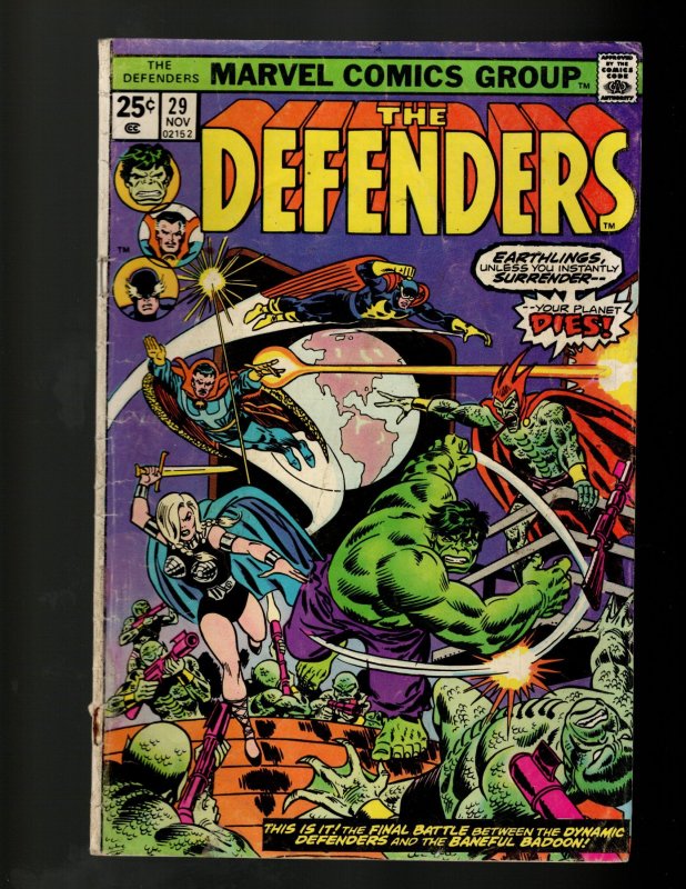 The Defenders #24,25,26,27,29,30 (1975)