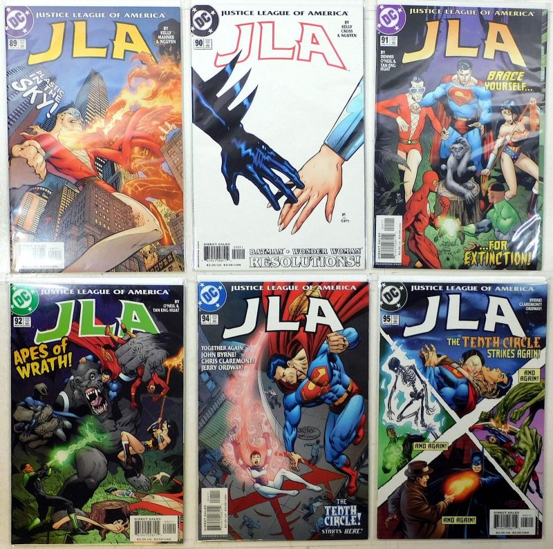 JLA Lot 6 #89, 90, 91, 92, 94, 95 2003 DC Justice League America Comics