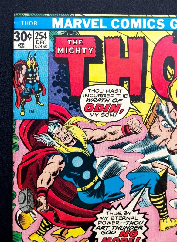 Thor #254 (1976) - Battle Against Mangog - Jack Kirby Art - FN