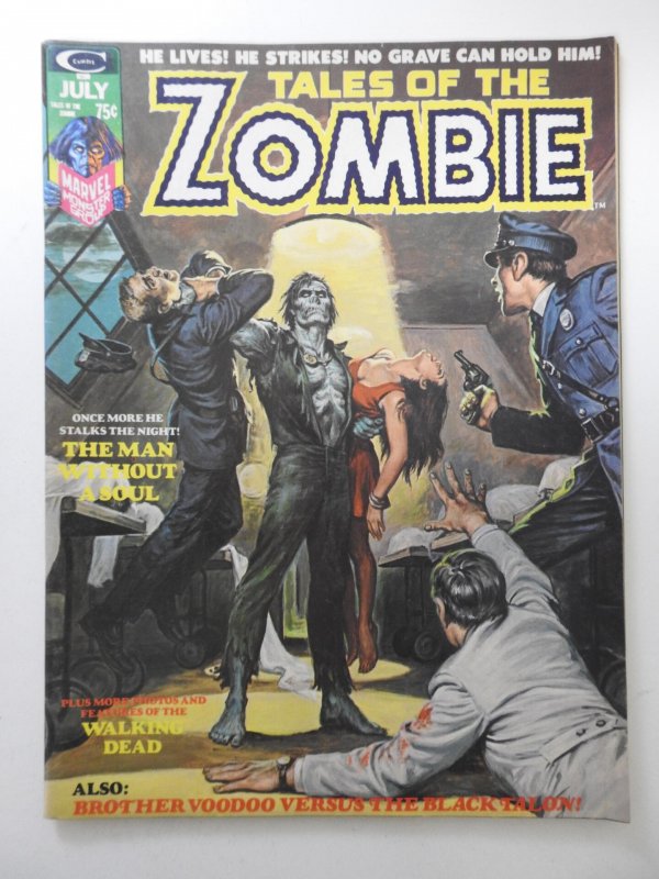 Tales of The Zombie #6 Brother Voodoo vs The Black Talon! Sharp Fine+ Cond!!