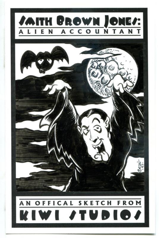 SMITH BROWN JONES - ALIEN ACCOUNTANT #1 2 3 4 5, NM, 5 issues, Signed Bean + Art