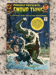 Swamp Thing Saga # 1 VF DC Comic Book Len Wein Berni Wrightson Masterwork J915 