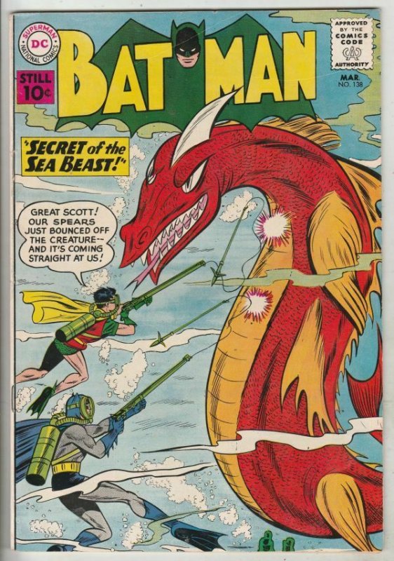 Batman #138 (Mar-61) NM- High-Grade Batman