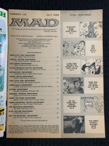 1968 MAD Magazine #120 VG- 3.5 Alfred E Neuman / Blue-Eyed Cool Parody