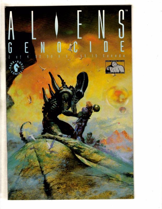 Aliens Genocide COMPLETE Dark Horse Comics LTD Series # 1 2 3 4  PP8