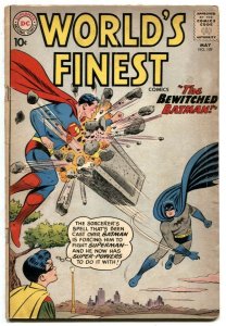 World's Finest #109 1960- Bewitched Batman- Superman- G/VG