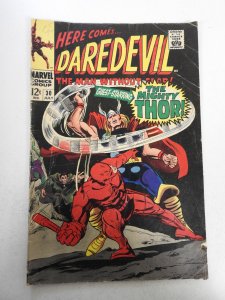 Daredevil #30 (1967) GD/VG Condition pencil fc