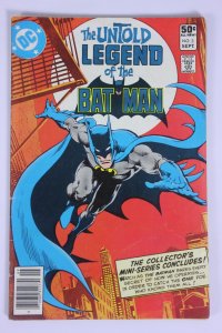 The Untold Legend of the Batman #3  (1980) VG