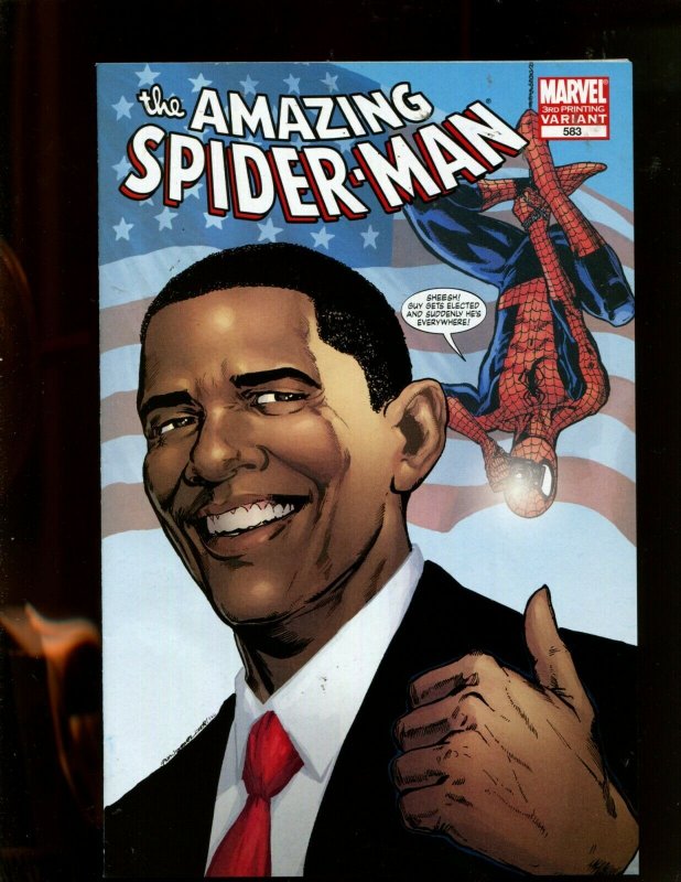 AMAZING SPIDER-MAN #583 (9.2) 3RD PRINTING VARIANT!