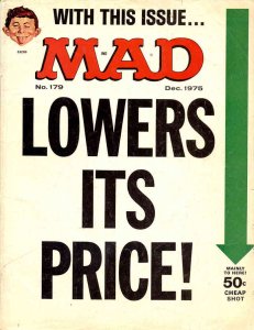 Mad #179 VG ; E.C | low grade comic December 1975 magazine