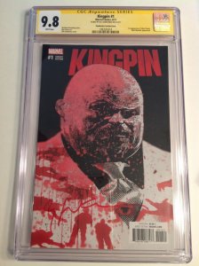 CGC SS 9.8 Kingpin #1 Variant Cover signed by Bill Sienkiewicz